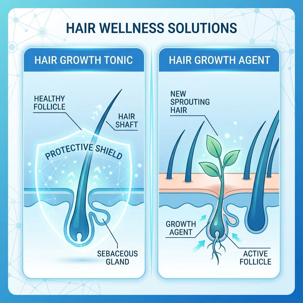 育毛トニックと発毛剤の違い